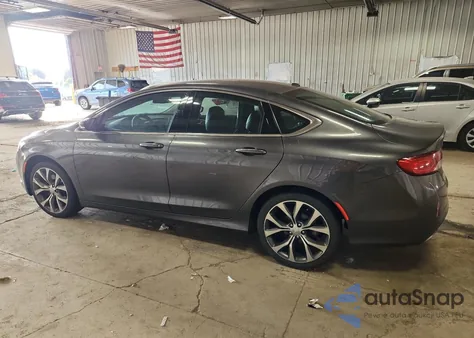 2015 Chrysler 200 C from USA, damaged, VIN 1C3CCCCG7FN582676